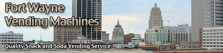 Fort Wayne vending equipment including Snack Vending Machines, Coffee Vending Machines, Cold Food Vending Machines, Coca Cola Vending Machines. 